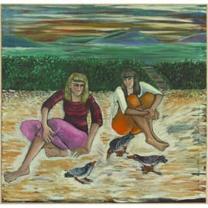 sunset-sitting-oil-painting